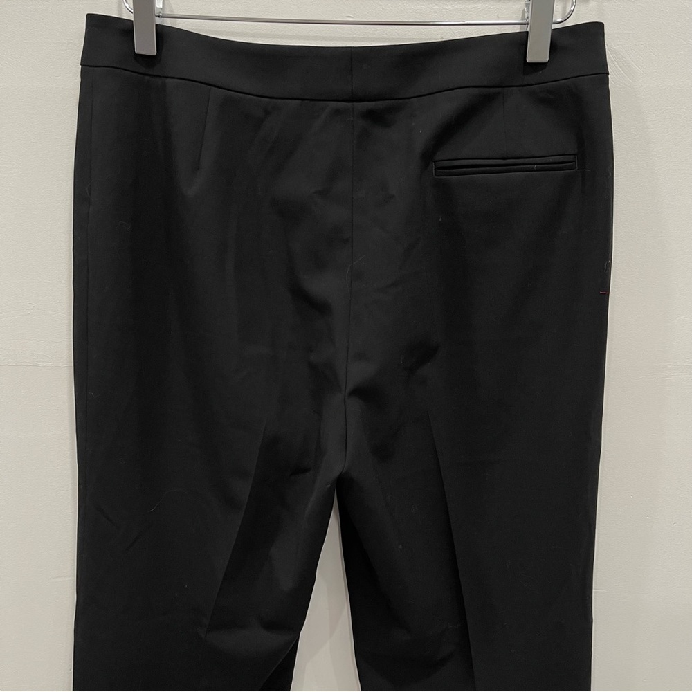 Lafayette 148 Menswear Trouser Pants Black Virgin Wool Size 10 - Picture 4 of 8